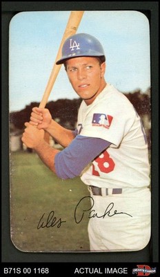 1971 Topps Super #14 Wes Parker Dodgers 5 - EX
