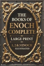 The Books of Enoch Complete LARGE PRINT (Illustrated): 1, 2 & 3 Enoch with Authe