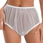 Unisex Diaper Cover Waterproof Leakproof Washable Underwear Plastic Pants