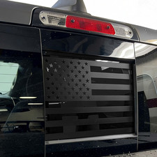 Rear Window American Flag Decal, American Flag Decals Stickers, Auto