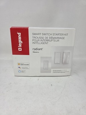 Legrand Radiant Netatmo Smart Switch Starter Kit WNRH10KITWH