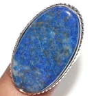 Lapis Lazuli 925 Silver Plated Ring US 9 Promise Gift Limited Stock Deal GW