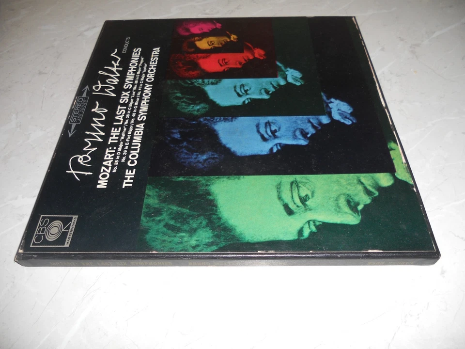 Mozart "The Last Six Symphonies" Walter 1963 Box Set (3xLP's) CBS S3BR220013 NM - Image 2 of 4