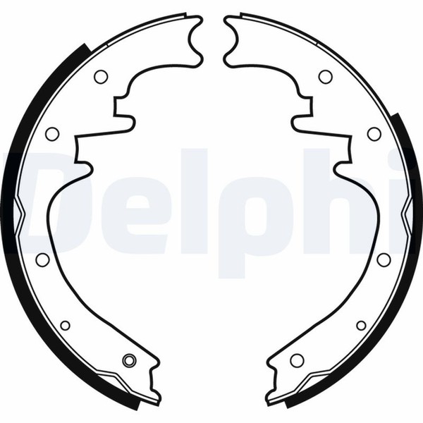 Delphi Bremsbackensatz LS1872 FüR Jeep Cherokee XJ KJ 1 ZJ ZG 4X4 Laredo CRD Tdi-image