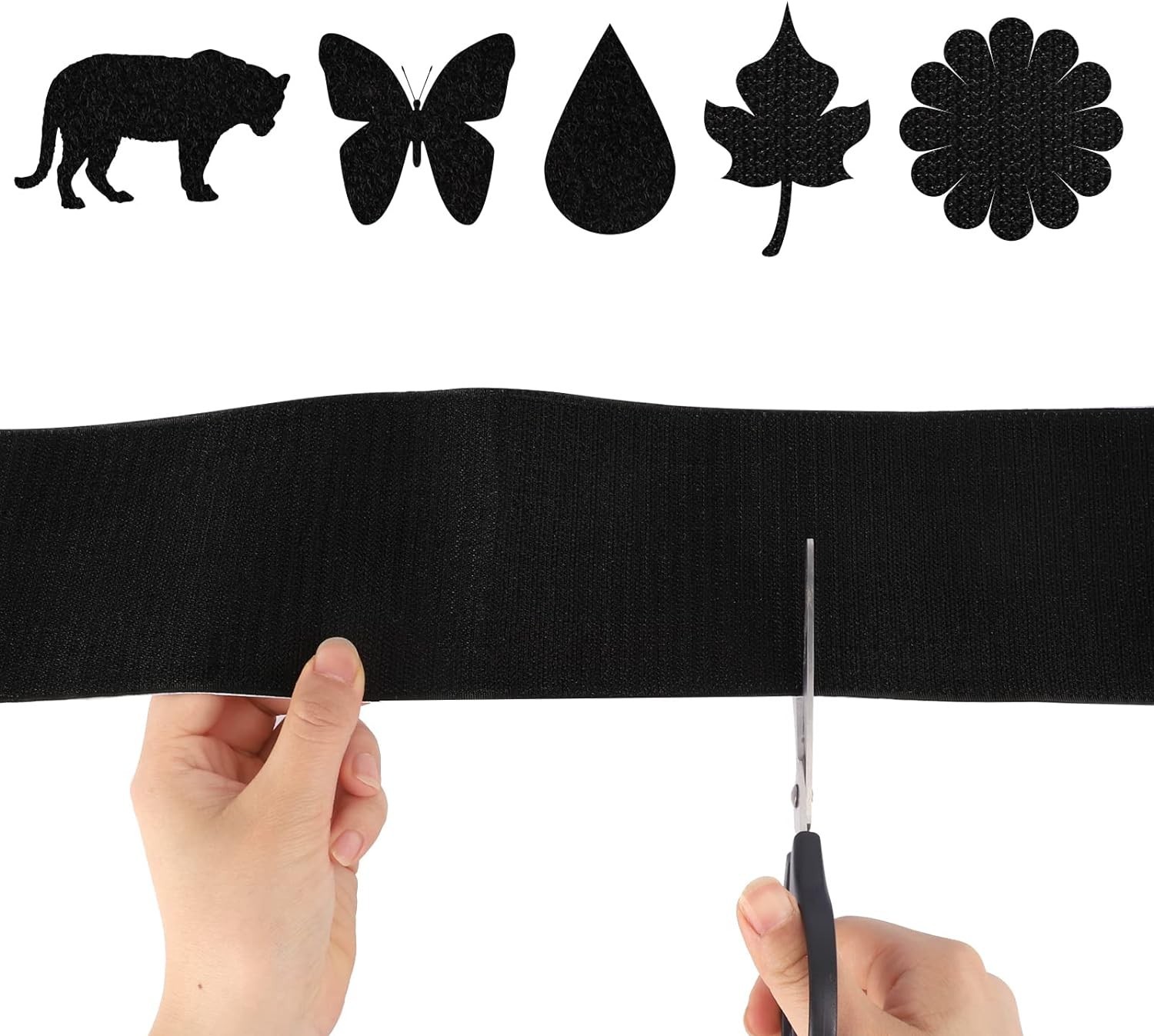 4 Inch x 9 Feet Heavy-Duty Hook and Loop Tape for Versatile Home & Office Use