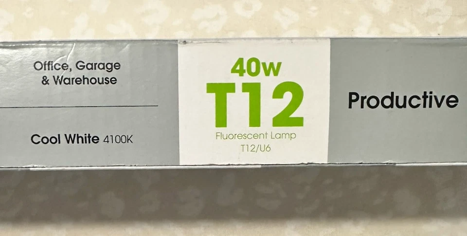 Fluorescent Bulbs 40 W T12 U-Bend 2 Ft, By Feit Electric, Cool White, 18K Hrs ea - Image 3 of 4