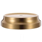 Industrial Style Round Desk Lamp Base in Golden Copper for Versatile Lighting