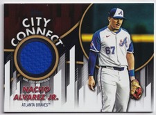 2026 Topps CC-NA Nacho Alvarez Jr. City Connect Swatch Game Used Relic Gold #/50