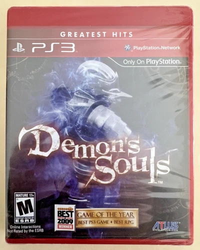 Demons Souls - Great Hits Ed. Sony PS3, Brand New, Factory Sealed