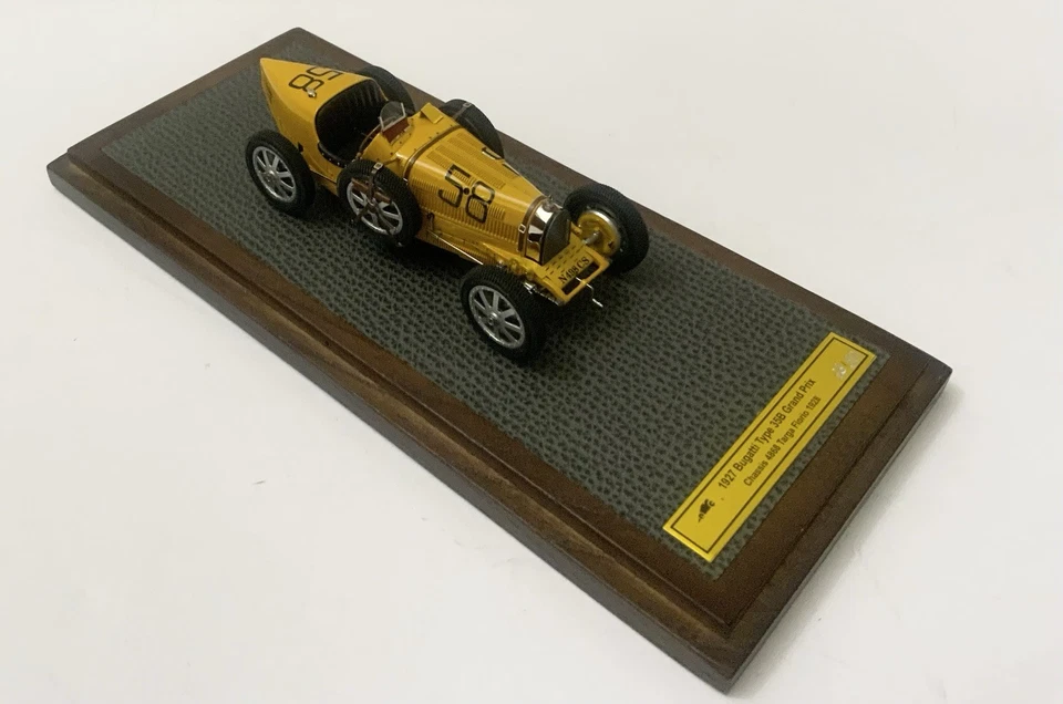1/43 Bugatti Type 35B GRAND PRIX Chassis 4868 5th Targa Florio 1928 Handmade EMC - Image 3 of 4