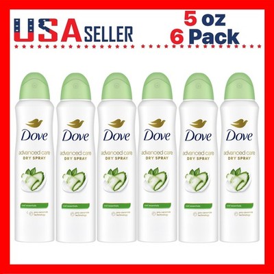 Dove Spray Cucumber Green Tea x [6 Pack] x 150ml  Antiperspirant Deodorant Spray