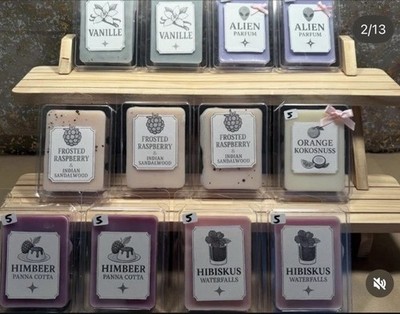 cerei by hannah Duftwachs Vanille Alien Parfum Sandelholz Orange Kokos Himbeere