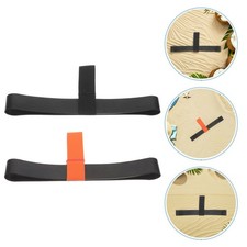 2pcs Diving Tank Carrier Strap Rubber Hose Retainer Band Black Scuba