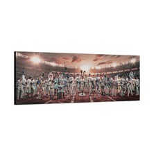 New York Baseball Legends & Icons | 4 ft long Canvas Poster | 48