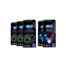 Durex Preservativos Retardantes Placer Prolongado 3x12 + Mutual Climax 2x12