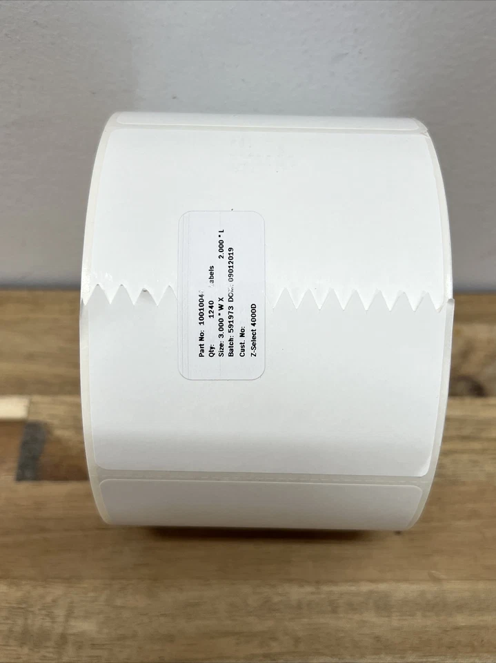 Zebra 10010044 Z-Select 4000D 2x3 Inch Direct Thermal; 1240 Labels/Roll Free Shi - Image 4 of 4