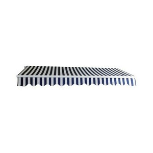 Alu Markise blau / weiß 3 x 2,5 m Gelenkarmmarkise Sonnenschutz