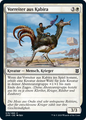  Magic the Gathering - Vorreiter aus Kabira - ZNR-DE018 MtG NM