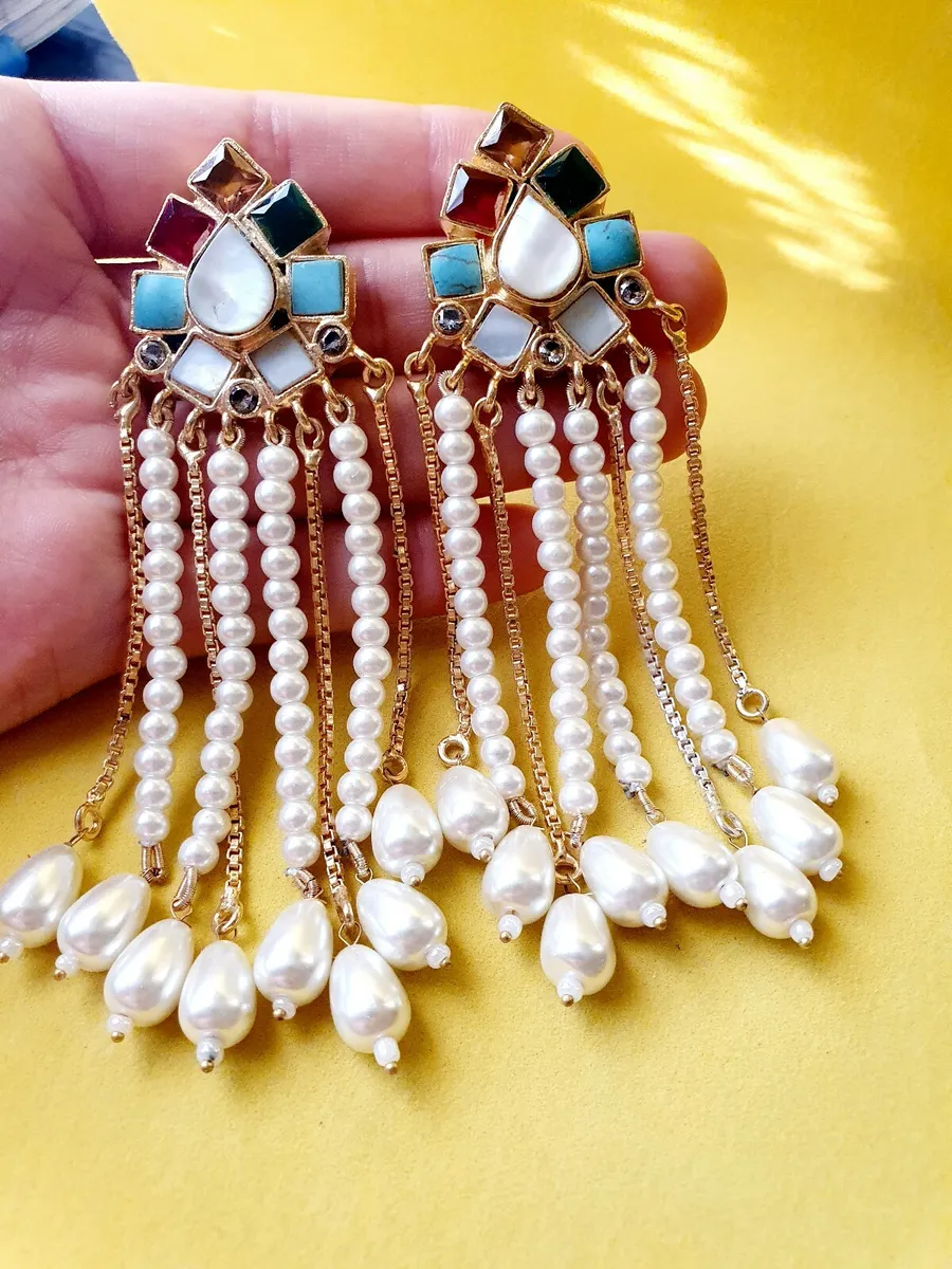 Buy Designer Long Earrings for Women & Girls [Trending] – Outhouse Jewellery