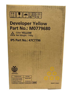 NEW Genuine Ricoh Pro C901/C901S Yellow Developer M0779680, M077-9680