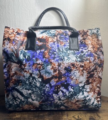 Women Urban African Ethnic Tote Bag . Made In Africa Wax Fabric. NEW!