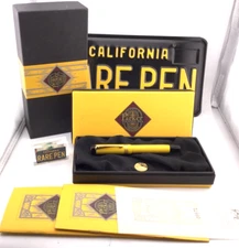 Parker Duofold Centennial LE MANDARIN Fountain Pen 18K Med nib New Year 1995