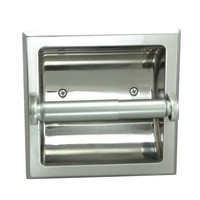 Designers Impressions Satin Nickel Recessed Toilet / Tissue Paper Holder All Met on sale Designers Impressions Satin Nickel Recessed Toilet / Tissue Paper Holder All Met on sale
