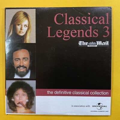Classical Legends 3,  CD, Inc Placido Domingo, Katherine Jenkins, Aled Jones .