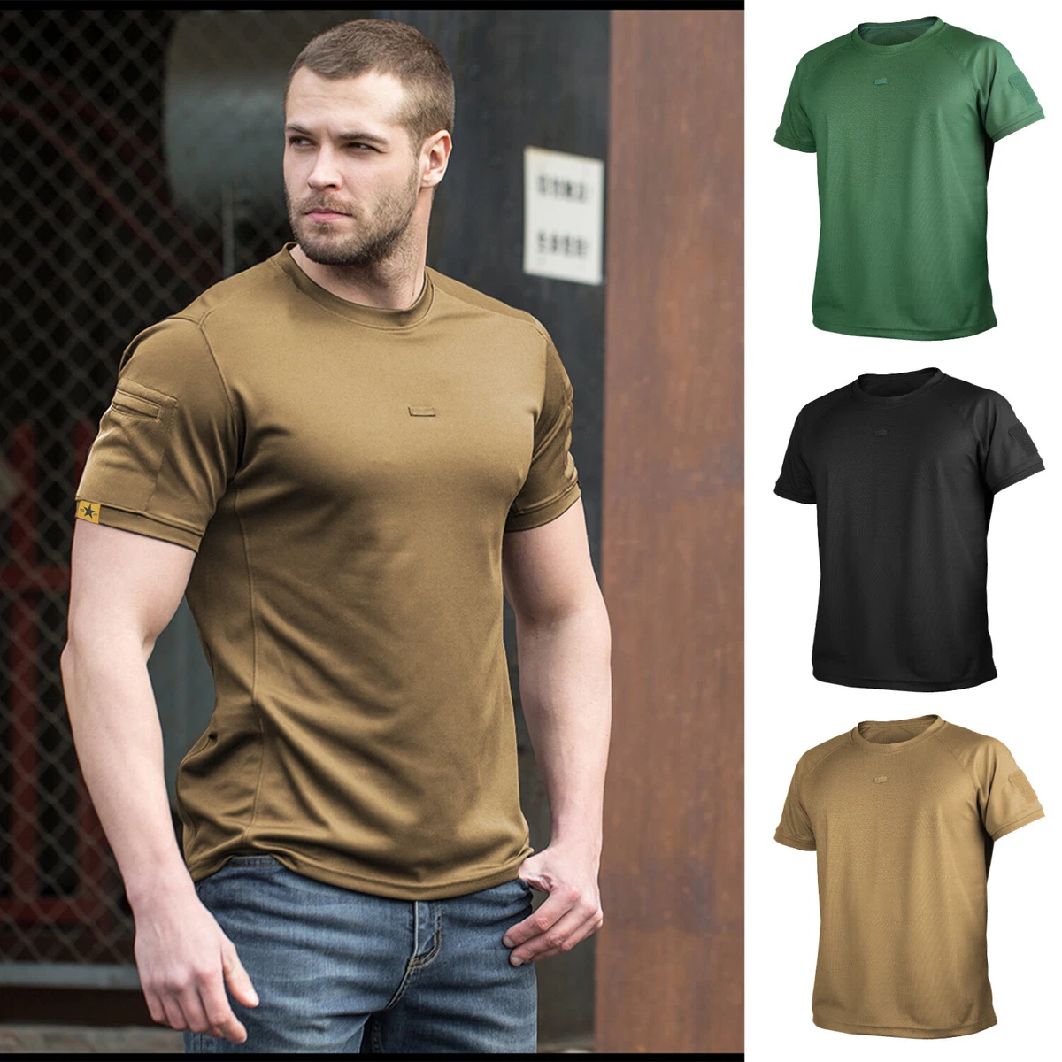 Tactical Shirt Short Sleeve Men s Quick Dry Combat Military Army T Shirt Outdoor