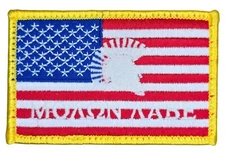 MOLON LABE SPARTAN FULL USA AMERICAN FLAG GLOW TACTICAL HOOK FULL COLOR PATCH