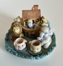 House of Lloyd Noah's Ark Mini Tea Set 11 pieces Ark Elephant Tiger Pig Bear