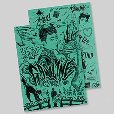 SHINEE KEY [GASOLINE] 2nd Album BOOKLET CHAPTER 1 CD+Foto Buch+2 Karte+Sticker