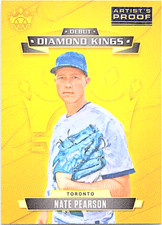 2021 Panini Diamond Kings Baseball Debut Artist Proof DDK-TO Nate Pearson 