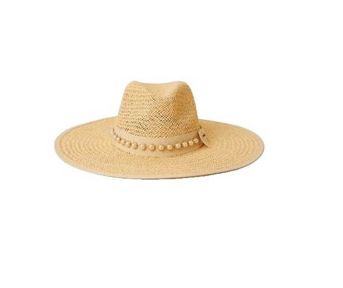 Betmar New York Beige Straw Sun Hat Size 29 | eBay display picture 3