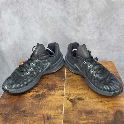 Nike Air Max Infuriate Low Running Shoes Mens 11.5 Black Sneakers
