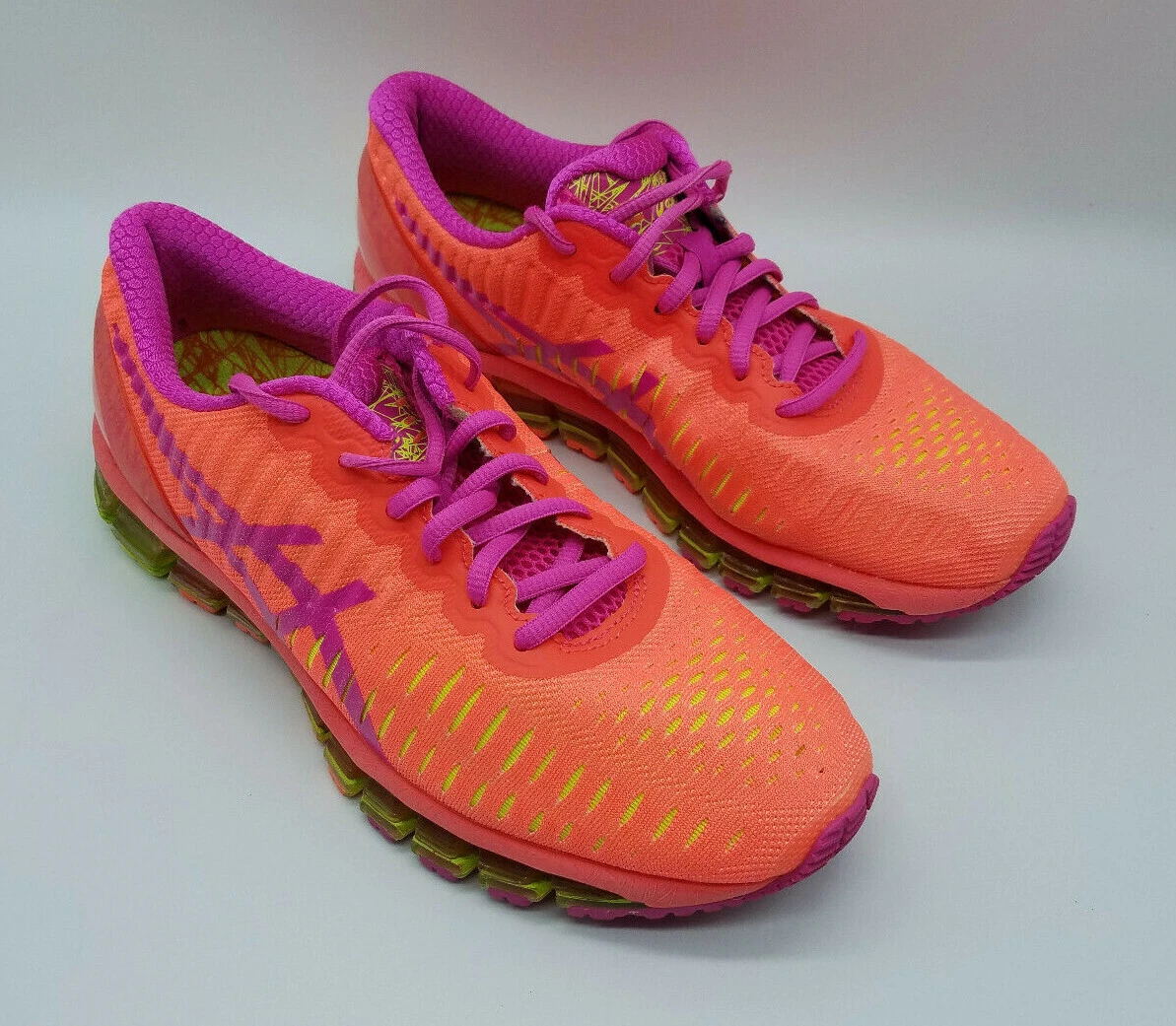 Asics Gel Quantum 360 Women s Size 8 Running Shoes Flash Coral Pink Glow