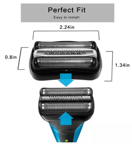 Series 3 Replacement Shaving Head Foil Cassette 21B 32B 32S /3 ProSkin Shavers - Picture 14 of 20