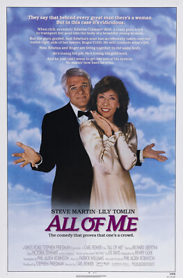 ALL OF ME MOVIE POSTER 1 Sheet ORIGINAL ROLLED VF 27x41 STEVE