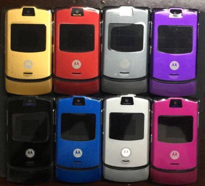 Motorola RAZR V3 5.5 MB Unlocked Cell Phones & Smartphones for