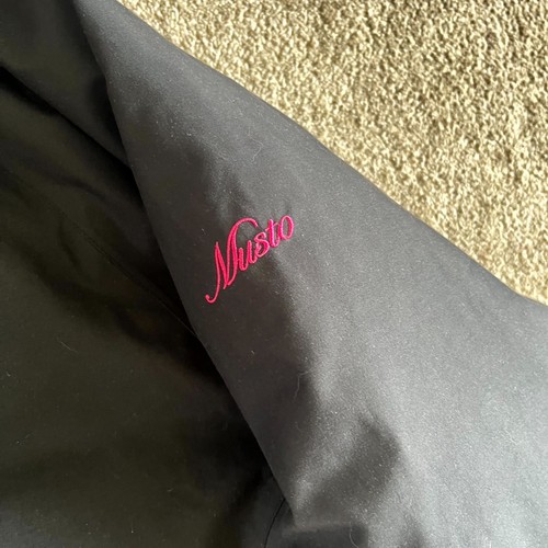 Musto Signature Parka Jacke Damen 16 schwarz Daunen Kapuze Langarm durchgehender Reißverschluss - Bild 5 von 8