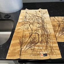 3 Vera Ręczniki do herbaty Multi Brown Szałwia Pędzel Ręcznik do herbaty! Oryginał i vintage!!