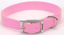 Dog Doggy Puppy Pet Pink Collar - COASTAL PETS - Bright Pink - 18x1 in.