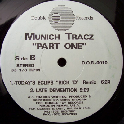 Munich Tracz - Part One - USA 12'' Vinyl - 1997 - Double O Records