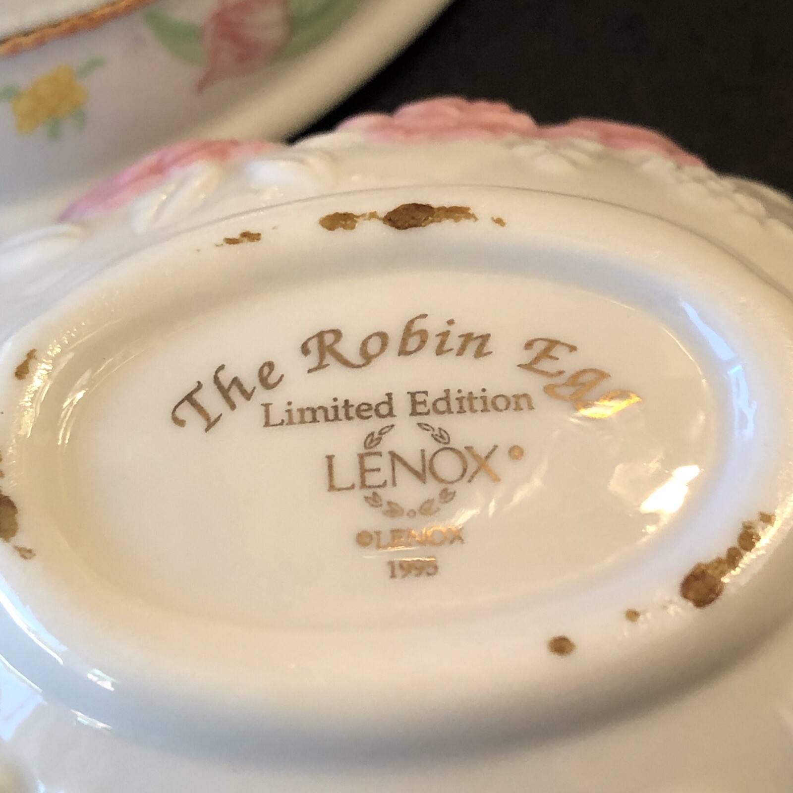 Lenox The Robin Egg, Limited Edition, 1995 Collection, Porcelain Trinket Box eBay