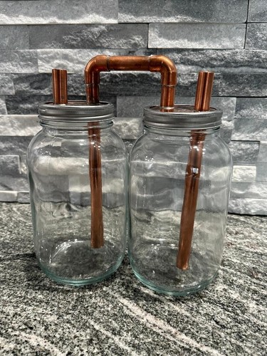 CoProof 1/2โ Tandem Mason Jar Thumpers for Wide Mouth Half Gallon Mason Jar A13