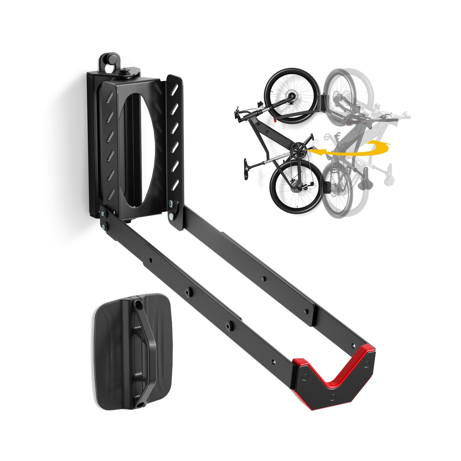 monTEK Swivel Bike Wall Mount, No Heavy Lifting Required Bike Wall ... Fast Ship