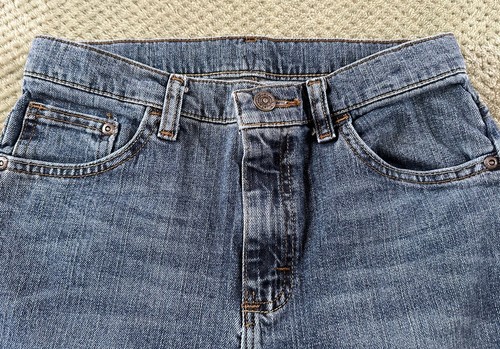 Wrangler Hero Originals Boys Med Wash Jeans Adjustable Waist Size 14 Reg. EUC - Picture 6 of 9