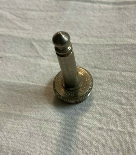 Adaptador de enchufe de teléfono Amphenol 75-MC1P raro de lote antiguo, hilo de 1/4"" mono a 5/8""-27 - Imagen 3 de 4