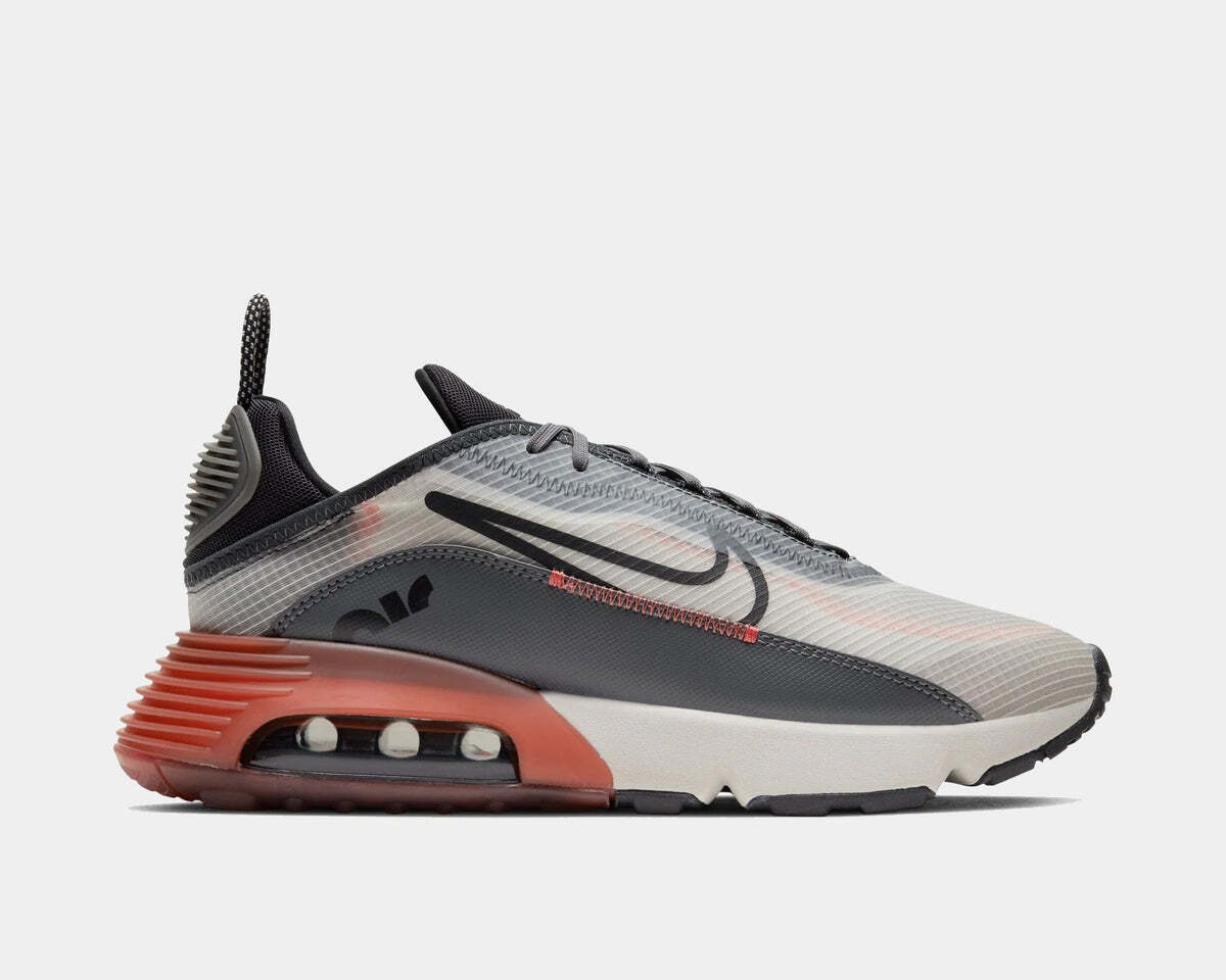 Мужские кроссовки Nike Air Max 2090 White Light Bone Off Noir Gym Red CV8835-001