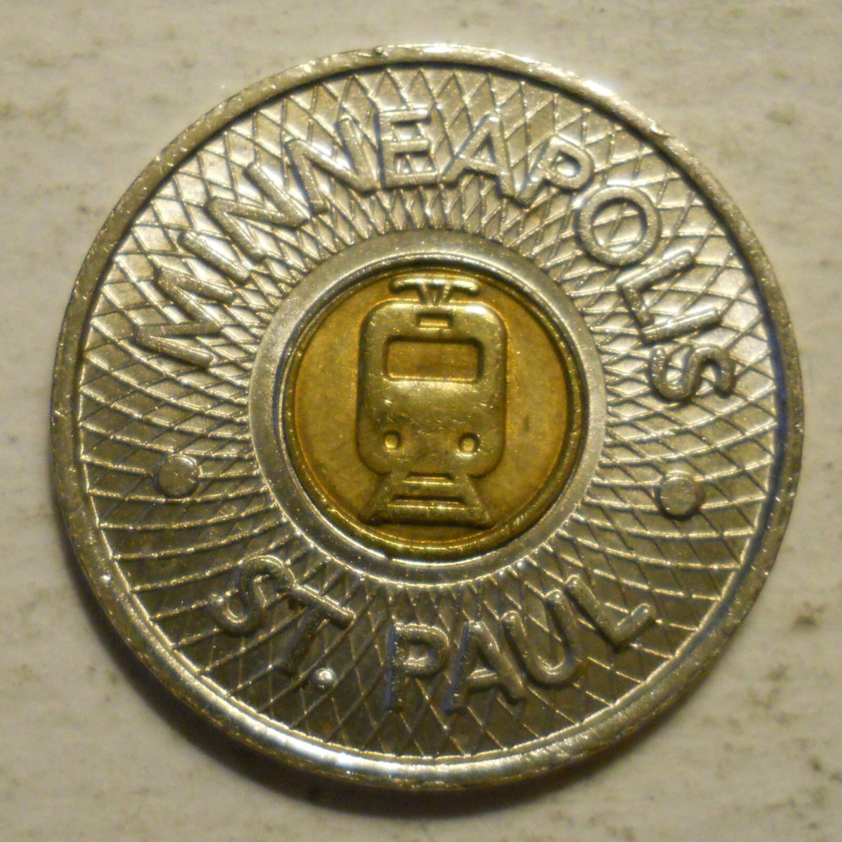 Boutons De Manchette Jetons De Chemin De Fer Minneapolis – Pièces Anciennes Réutilisées – Argenté